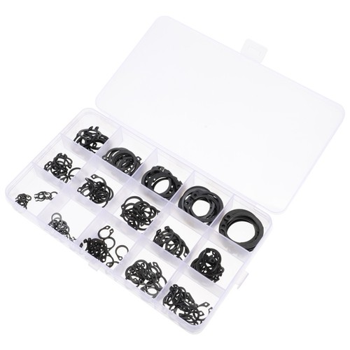 175pcs black steel external - black,