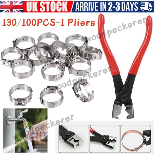 130x assorted hose clamp - 130x,