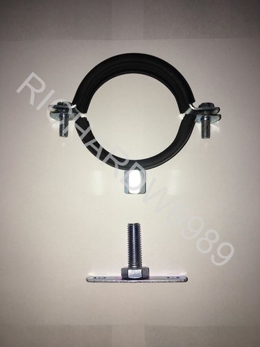 Rubber lined pipe clip munsen - pipe,