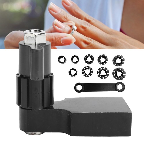 Black ring clamp - black, for